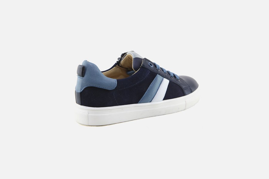 Boys Acebos | Acebos - Access Bleu Lace-Up Shoes On Labotte