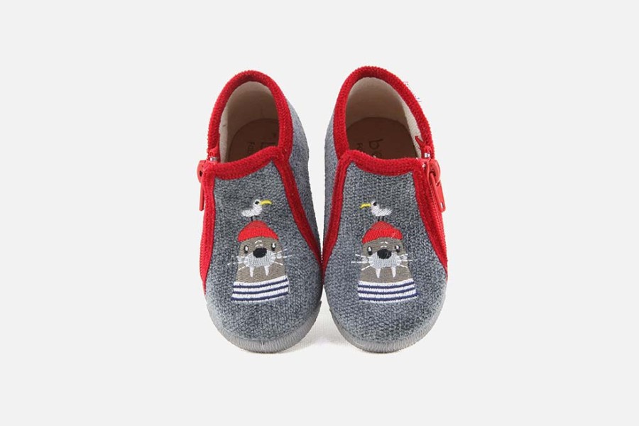 Boys Bellamy | Bellamy - Banquise High Slippers On Labotte