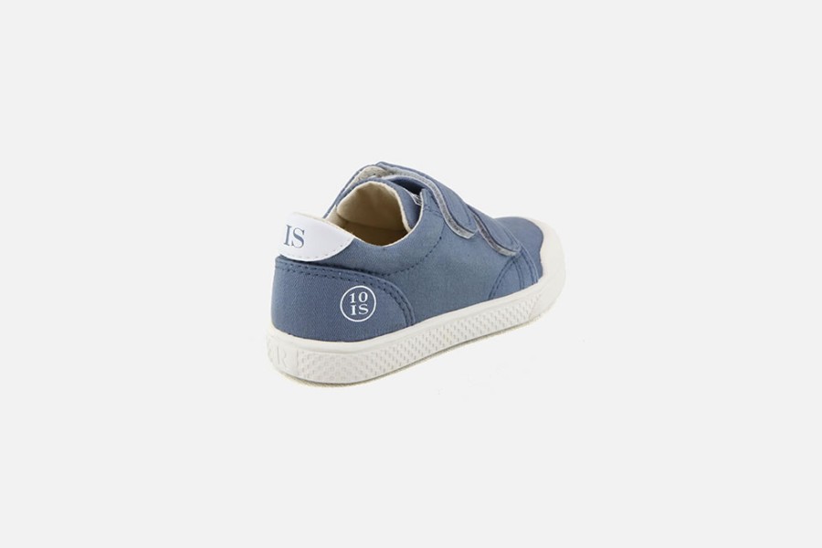 Boys 10 IS | 10 Is - Ten Velcro Blue Polo Velcro Shoes On Labotte