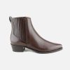 Women Artami | Artami - Tyler Choco Ankle Boots On Labotte