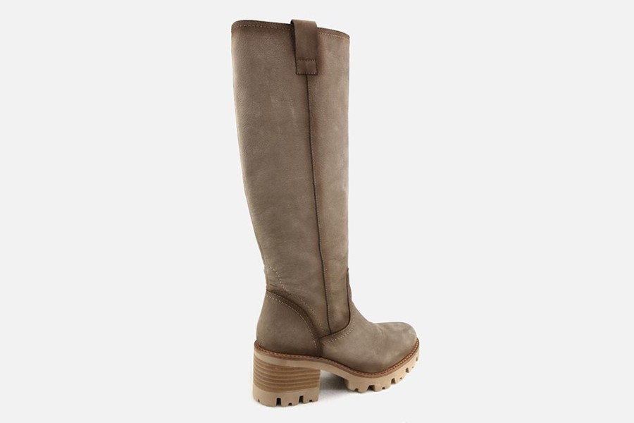 Women Akula | Akula - Actu Botte Taupe Vintage Boots On Labotte