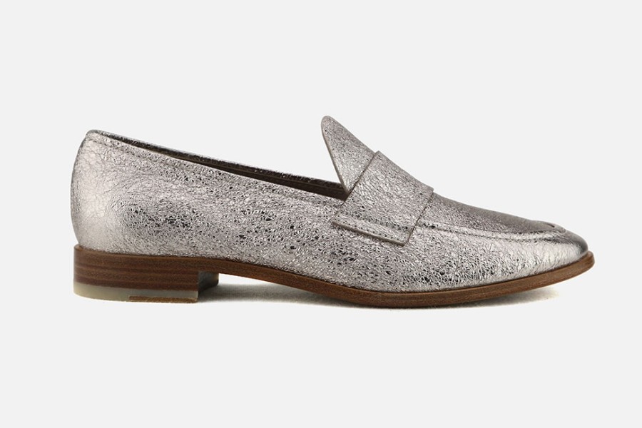 Women AGL | Agl - Arum Platine Loafers On Labotte