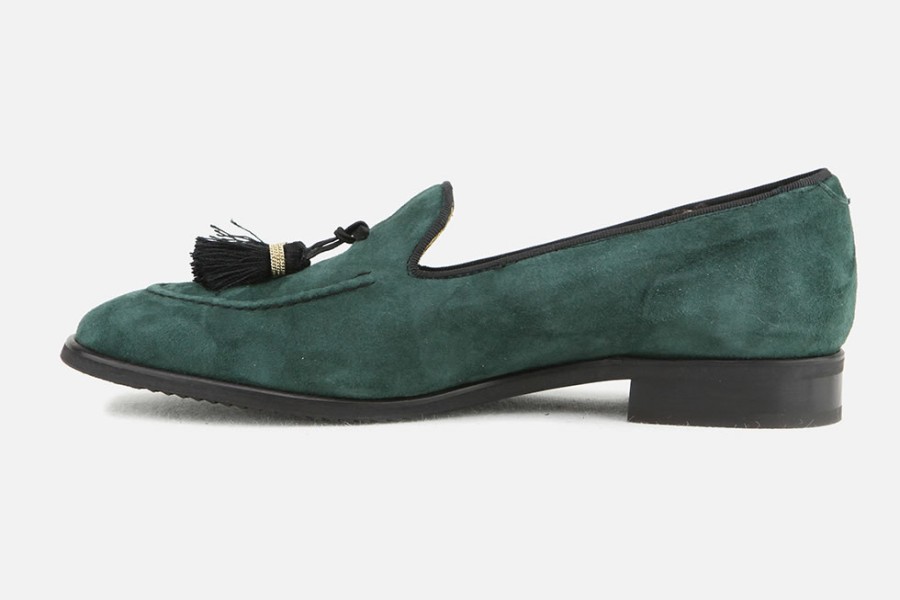 Women Amberone | Amberone - Ambassade D Vert Loafers On Labotte