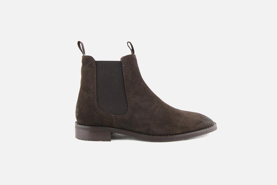 Women Pedro Miralles | Pedro Miralles - Flaherty Choco Vintage Ankle Boots On Labotte