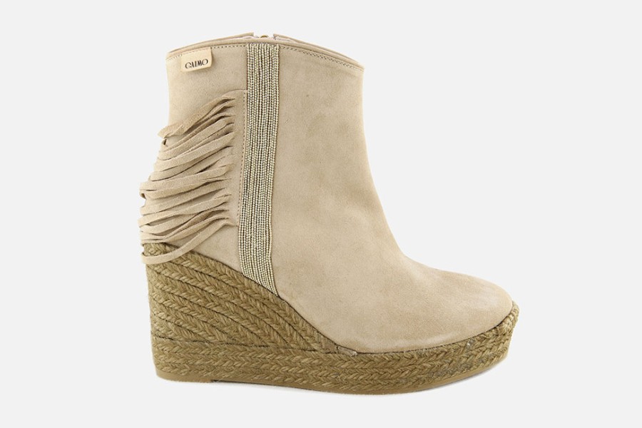 Women Gaimo | Gaimo - Gaimo Dakota Camel Ankle Boots On Labotte