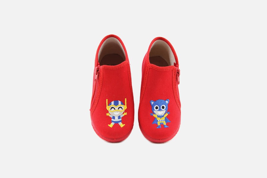 Boys Bellamy | Bellamy - Bonhomme Rouge High Slippers On Labotte