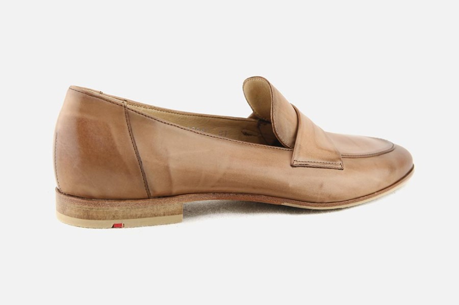 Women LLOYD | Lloyd - Gazette Cognac Loafers On Labotte