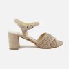 Women Cervone | Cervone - Coliseum Sable Sandals On Labotte