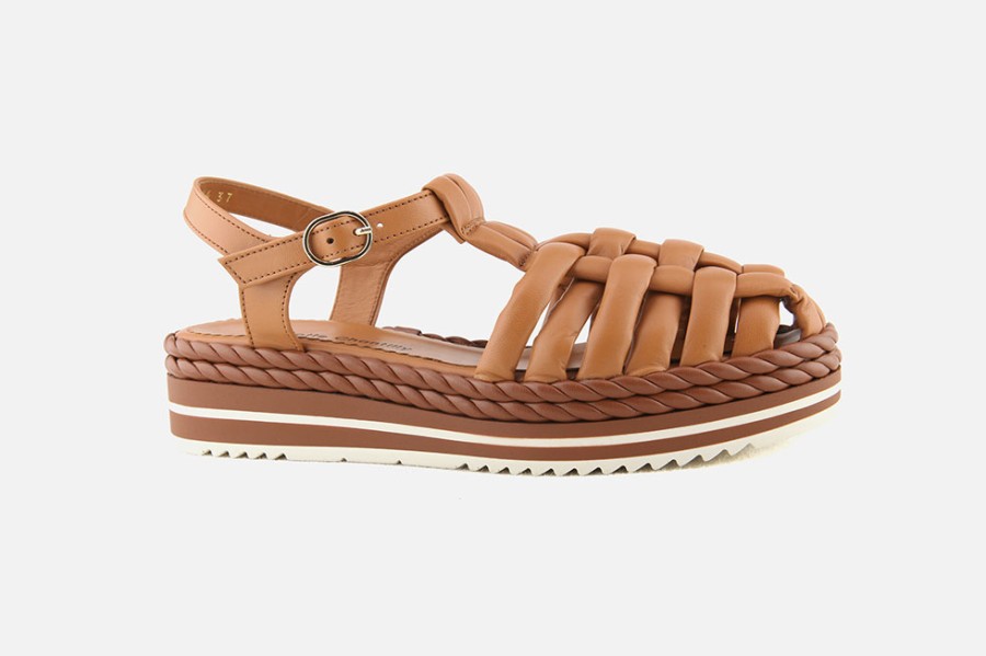 Women Pons Quintana | Pons Quintana - Marantana Caramel Sandals On Labotte