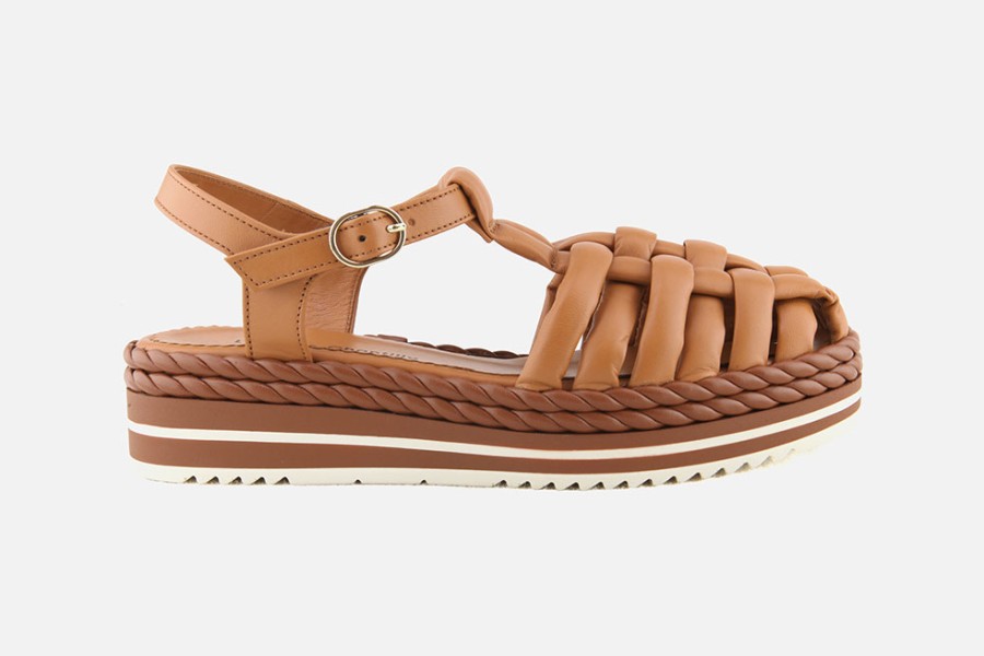 Women Pons Quintana | Pons Quintana - Marantana Caramel Sandals On Labotte