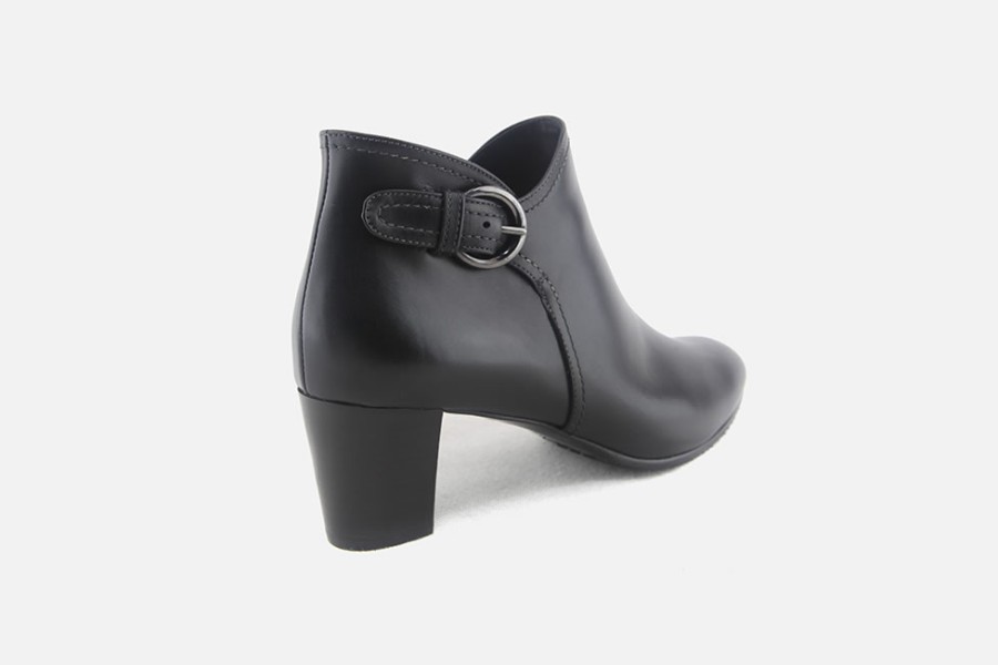 Women Artami | Artami - Catania Black Ankle Boots On Labotte