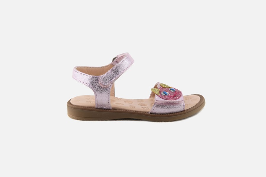 Girls Acebos | Acebos - Audry Cat Pink Sandals On Labotte