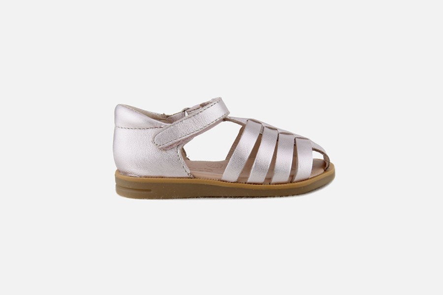 Girls Acebos | Acebos - Arina Shiny Rosa Sandals On Labotte