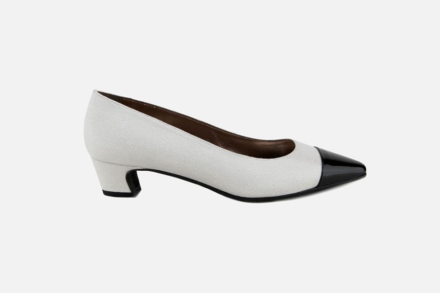 Women Mascaro | Mascaro - Marjolaine Noir Beige Pumps On Labotte