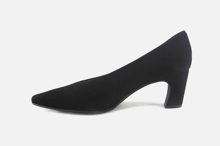 Women Mascaro | Mascaro - Milena Daim Noir Pumps On Labotte