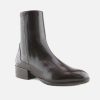 Women Lorenzo Masiero | Lorenzo Masiero - Lako Dark Brown Ankle Boots On Labotte