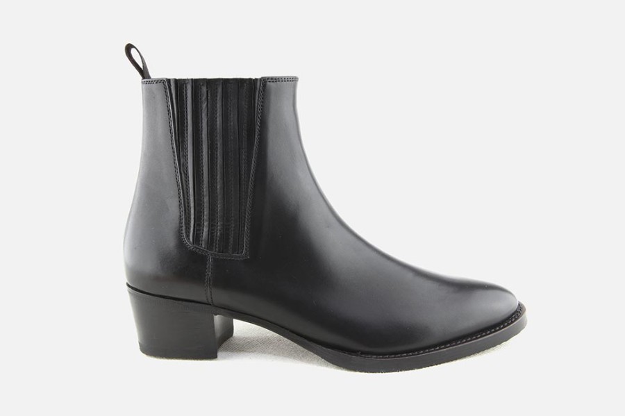 Women Artami | Artami - Colombus Black Ankle Boots On Labotte