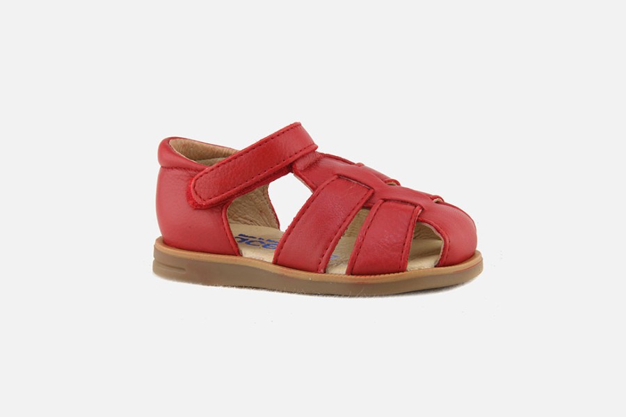 Boys Acebos | Acebos - Aristote Rouge Sandals On Labotte