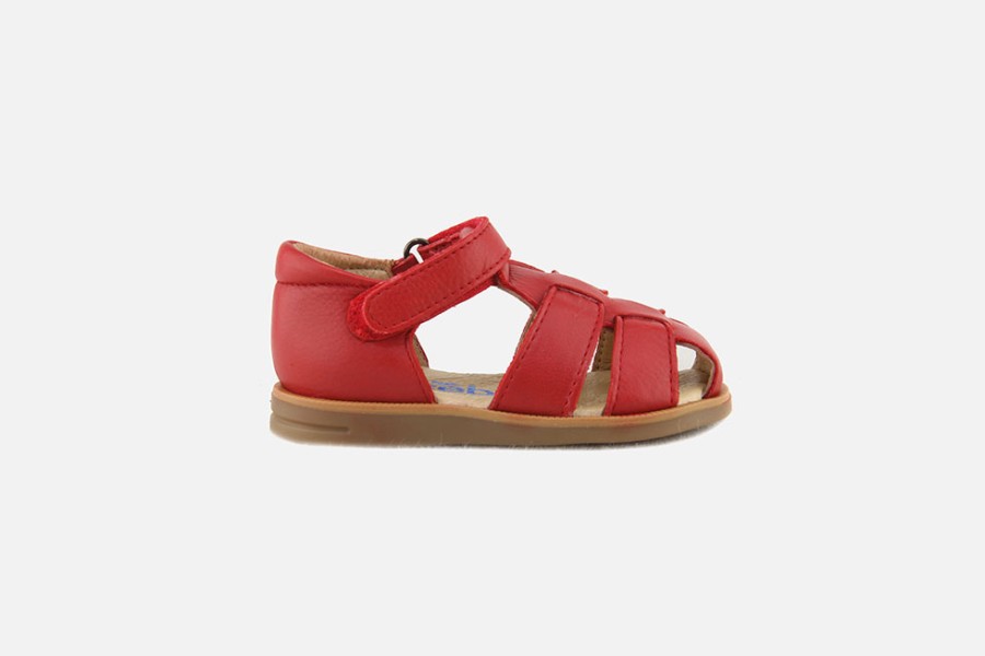 Boys Acebos | Acebos - Aristote Rouge Sandals On Labotte